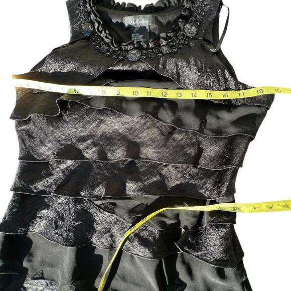 S.L. Fashions 10 PETITE SPECIAL OCCASION dress, black, NWT - Picture 10 of 11